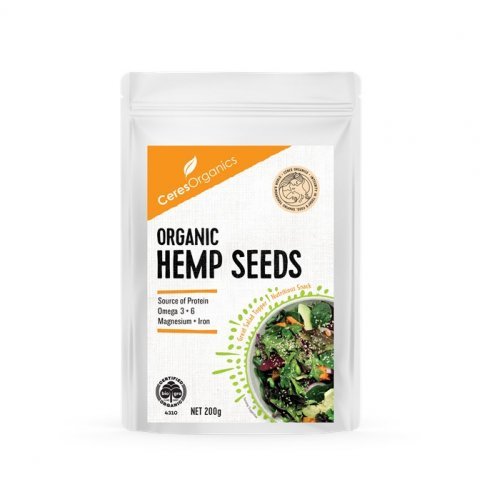 Hemp Hearts (Organic, Hulled Hemp Seeds, Hemp Farm) - 200g