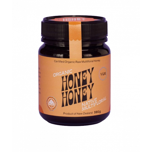 Multifloral Honey (Certified Organic, Raw, NZ) - 380g