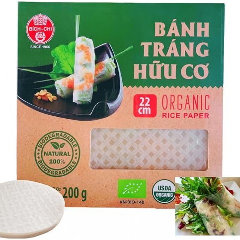 Rice Paper, Brown or White (Organic, Gluten Free) - 200g