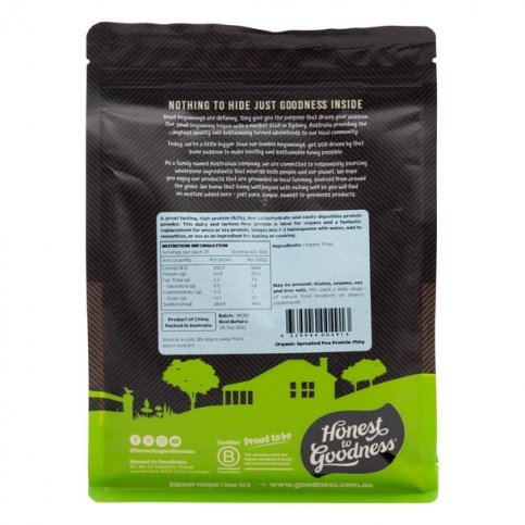 Pea Protein Powder (Organic & Sprouted. 82% Protein) - 750g