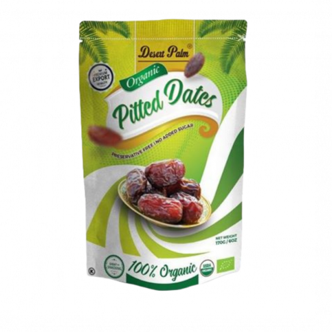 Dates (Organic, Pitted, Aseel) - 500g