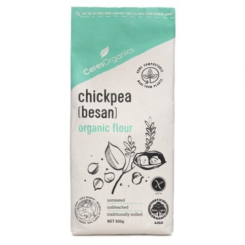 Chickpea Flour (Besan, organic. gluten free) - 500g