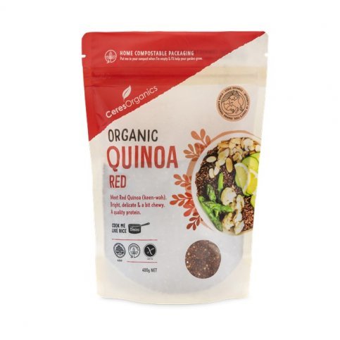 Quinoa Red (Organic, Gluten Free) - 400g