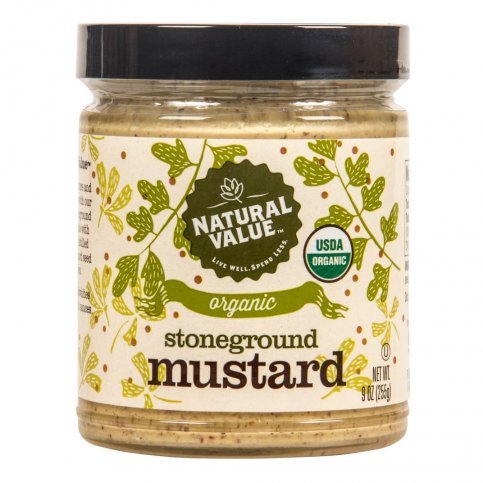 Stoneground Mustard (Natural Value, Organic, Gluten Free) - 255g