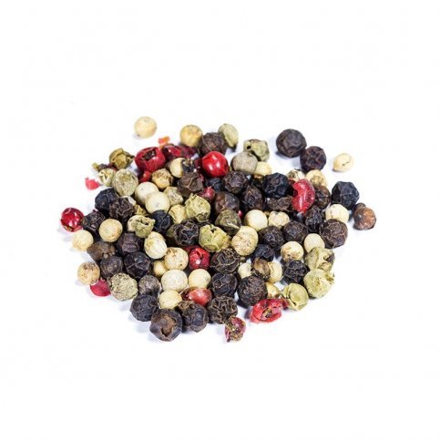 Peppercorn Medley (Black, White, Green & Red Whole Peppercorns) - 100g