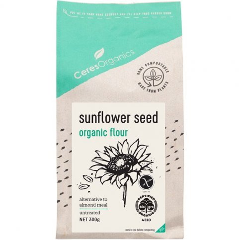 Sunflower Seed Flour (Ceres, Organic, Gluten Free) - 300g