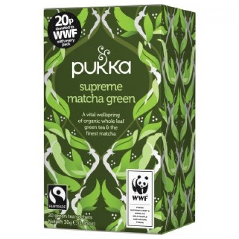 Pukka Teas, Supreme Matcha Green (Organic, Fair Trade) - 20 bags