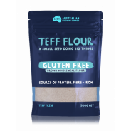 Teff Flour, Wholemeal (Bulk, Brown, Gluten Free) - 2kg, 10kg