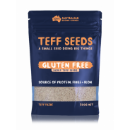 Teff , Whole Seeds/Grain  (Ivory, Brown, Gluten Free) - 500g