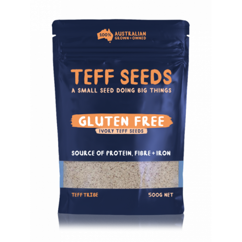 Teff , Whole Seeds/Grain  (Ivory, Brown, Gluten Free) - 500g