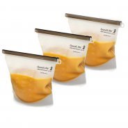 Reusable Silicone Storage Bags (500ml BPA Free, Leakproof)