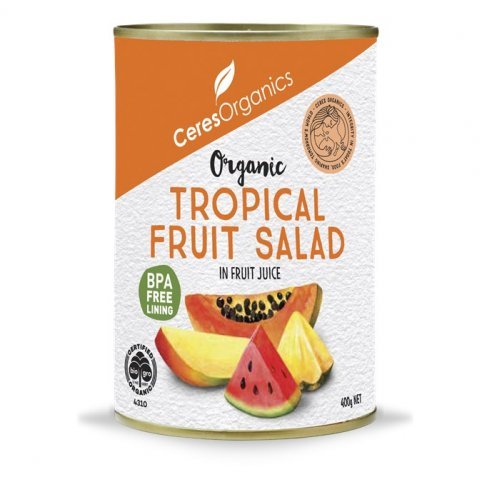 Tropical Fruit Salad (Organic, In Fruit Juice) - 400g
