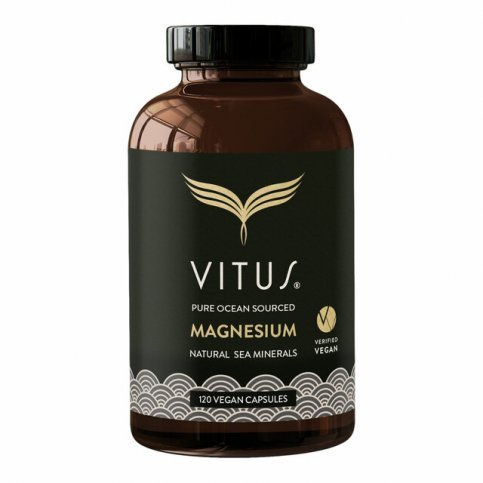 Vitus Magnesium Capsules (Vegan, Gluten Free, 4 Month Supply) - 120 capsules