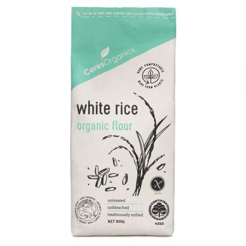 White Rice Flour (Organic, Gluten Free) - 800g